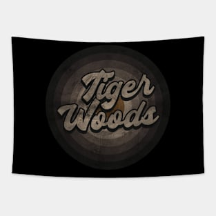 RETRO BLACK WHITE - Tiger Woods Tapestry