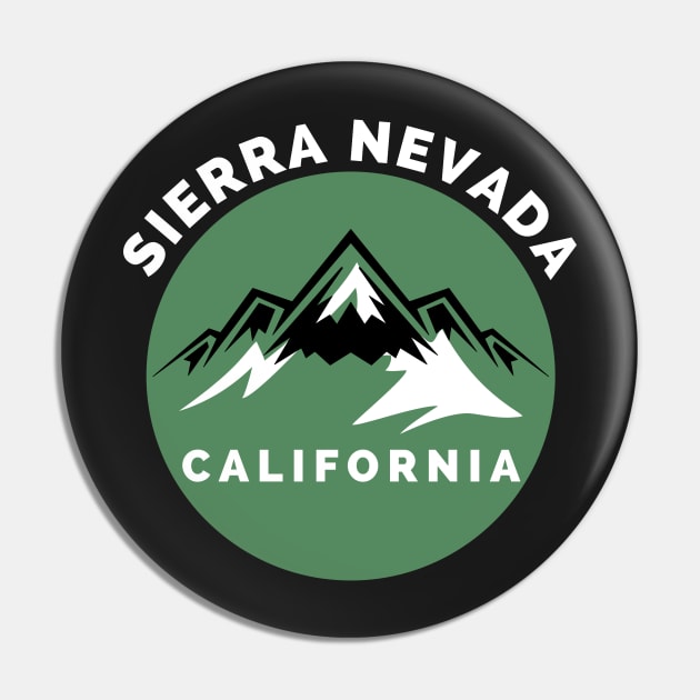 Sierra Nevada California - Sierra Nevada Ski Snowboard Mountain California Yosemite Travel Pin by Famgift