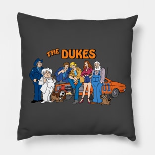 The Dukes Of Hazzard Cartoon Pillow