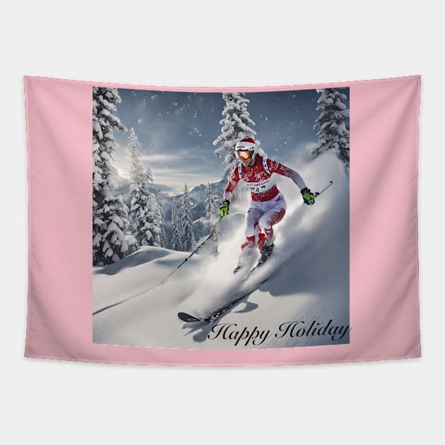 Happy Holiday Tapestry by Kings Court