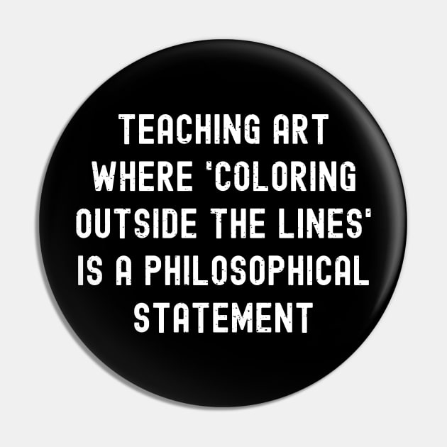 Teaching art Where 'coloring outside the lines' is a philosophical statement Pin by trendynoize