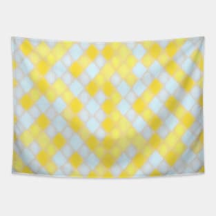 YELLOW DIAMOND DESIGN, PASTEL COLOR, DIAMOND PATTERN Tapestry