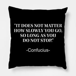 Motivation Confucius Pillow