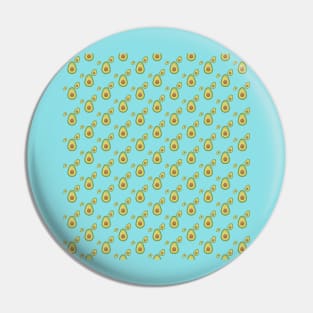 Avocado is My Spirit Fruit Pattern Pin