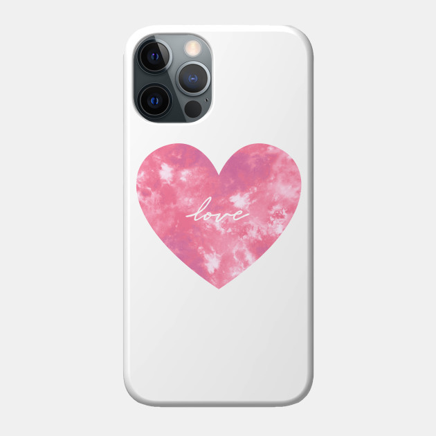 Dye Heart Love - Tie Dye - Phone Case