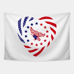 Independent Murican Patriot Flag Series (Heart) Tapestry