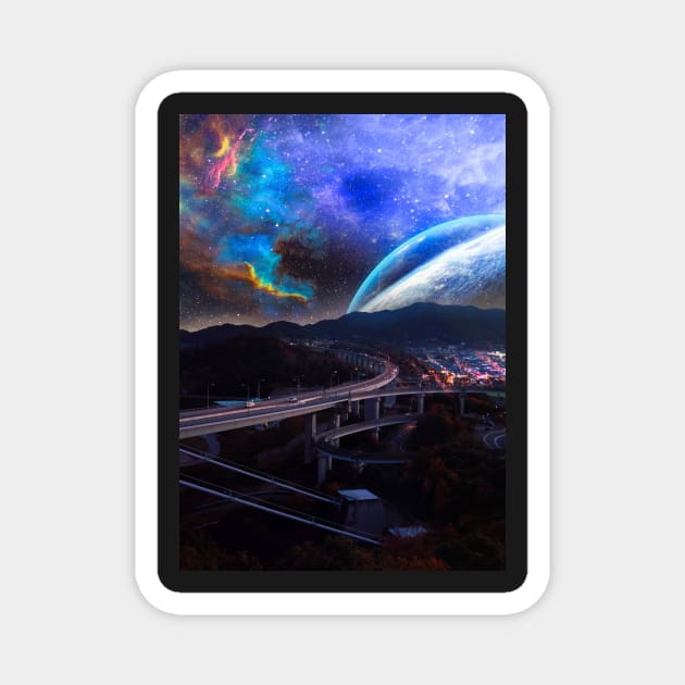 Highway To The Stars Magnet by Shaheen01