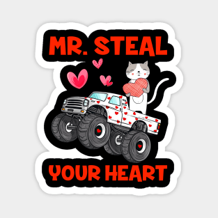 Mr. Steal Your Hearts I Steal Your Hearts Valentines Day Magnet