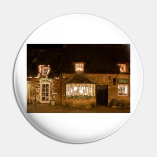 Broadway Christmas Lights Cotswolds Worcestershire Pin