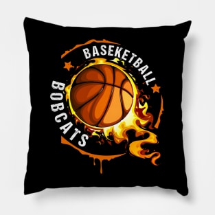 Graphic Basketball Name Bobcats Classic Styles Pillow