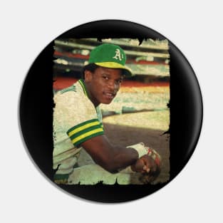 Rickey Henderson in Oakland Athletics Pin