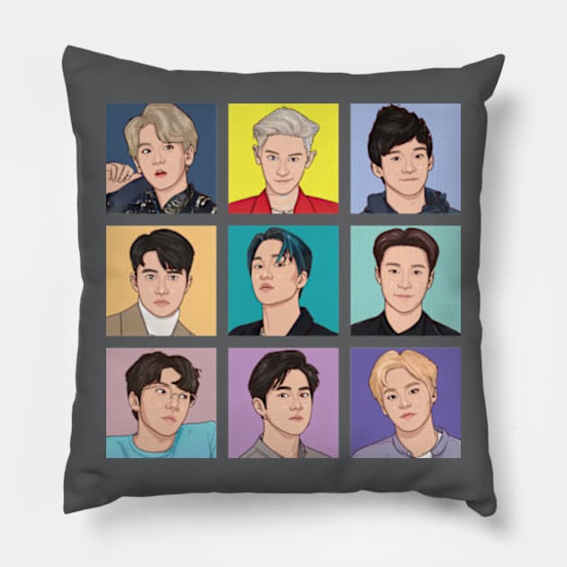 Tooniefied EXO Pillow by Tooniefied