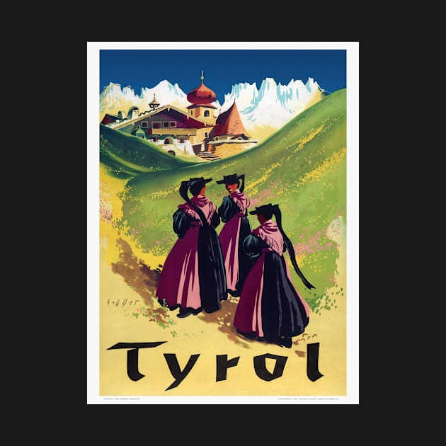 Tyrol Austria Vintage Poster 1947 by vintagetreasure