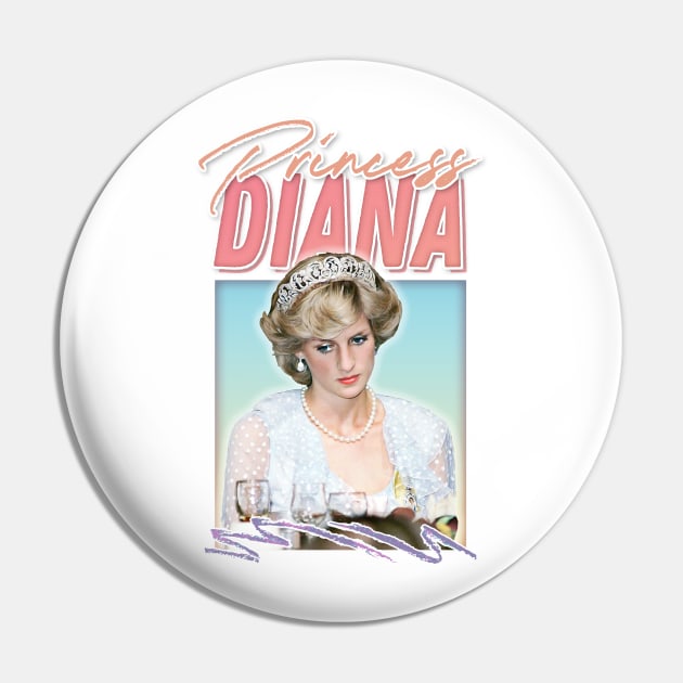 Princess Diana /// Retro 90s Fan Art Pin by DankFutura