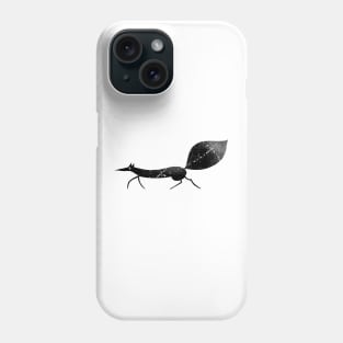 Black Fox Phone Case