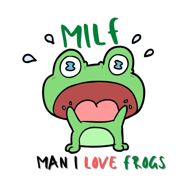 Freaky Man I Love Frogs by casualism