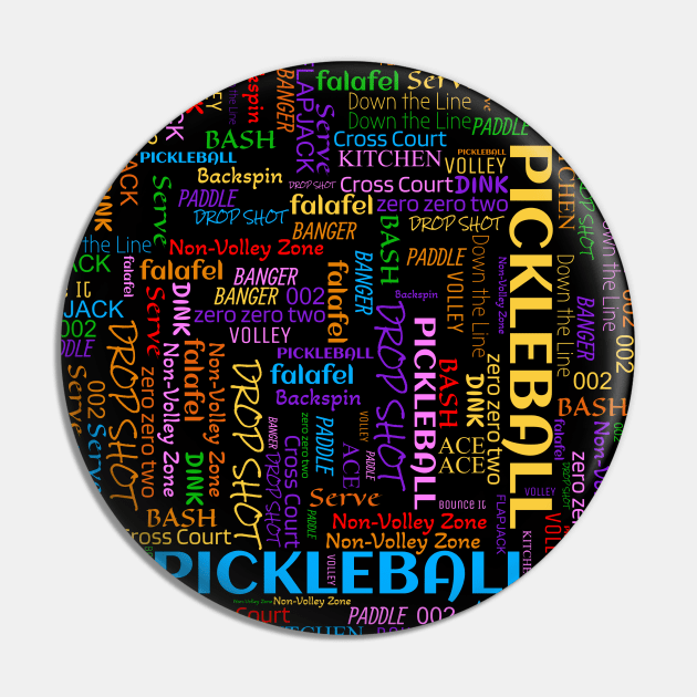 Pickleball slang Pin by FK-UK