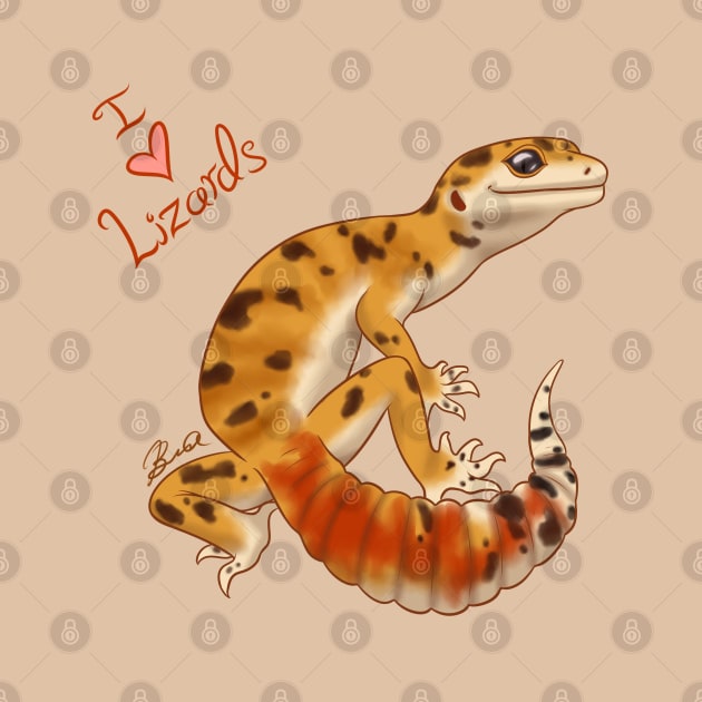 I (Heart) Lizards! by Kashidoodles