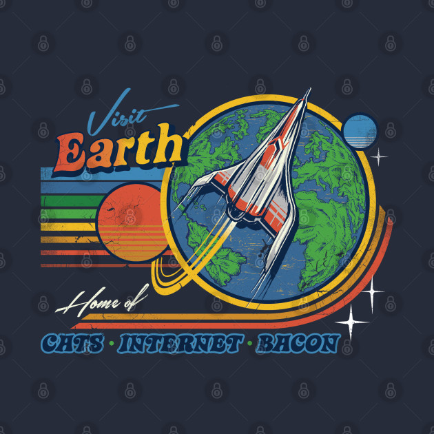 Visit Earth - Space - Phone Case