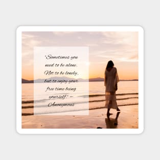 Sunset on the Sea Photography Magnet