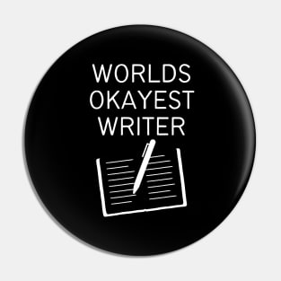World okayest writer Pin