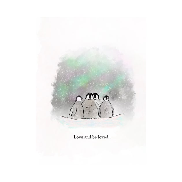 Love and be loved, penguins, spirt animal by Treasuredreams