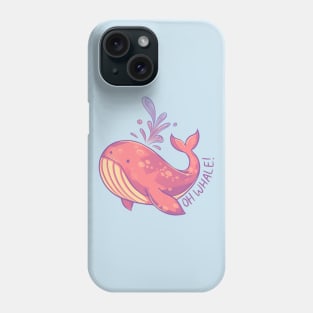 Oh Whale! (bubblegum) Phone Case