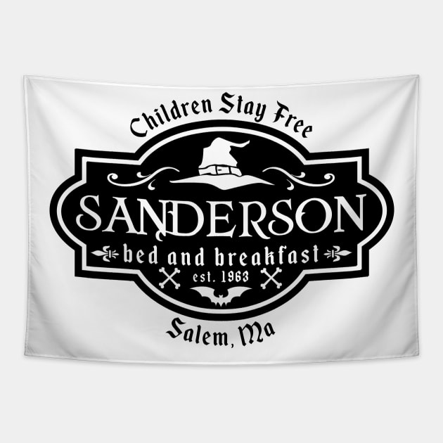 Sanderson bed and breakfast, Hocus Pocus, Winifred Sanderson, Filming Location, Halloween Shirt, Sanderson Sisters, Sanderson B & B Tapestry by CMDesign