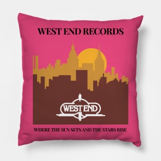 West End Records Pillow