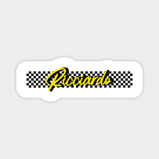 Race Flag Design 2 - Daniel Ricciardo Magnet