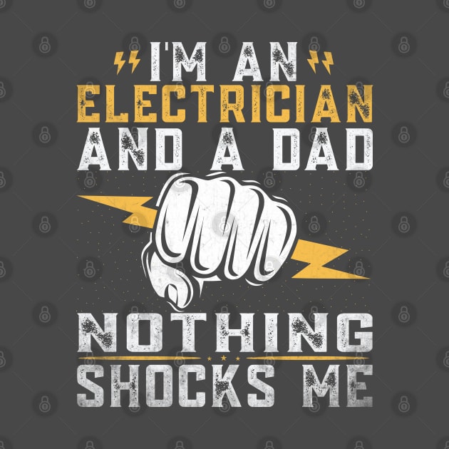 Men Electrician Dad Joke Electrical Engineers Funny Handyman by Wise Words Store