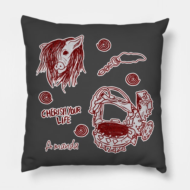 Amanda Young Pillow by RoserinArt