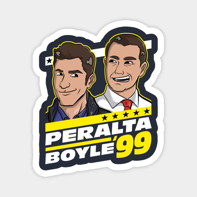 Peralta Boyle 99 Magnet by MitchLudwig