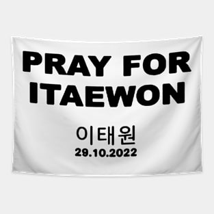 pray for itaewon Tapestry