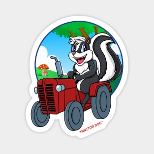 Tractor Critters Skunk Magnet