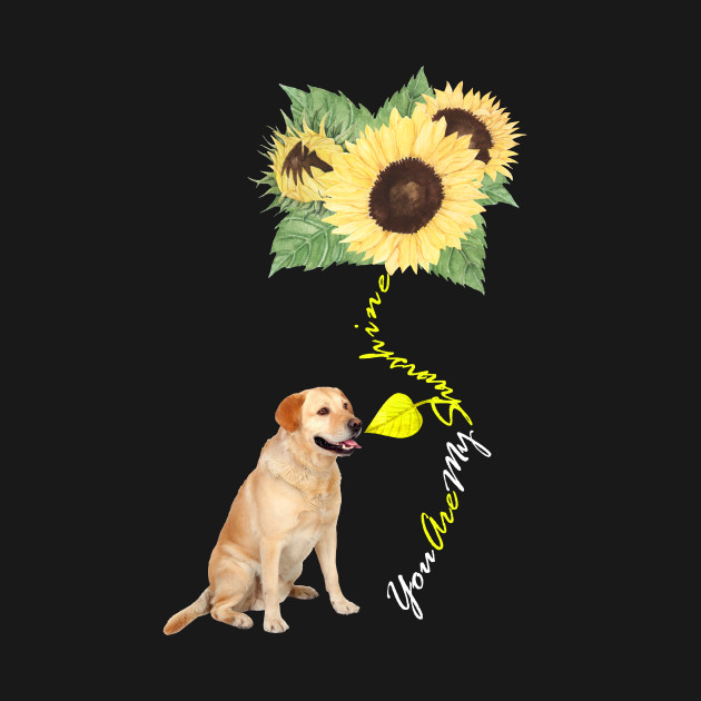 You Are My Sunshine Labrador Retriever Sunflower Labrador Retriever Sunflower Kids T Shirt Teepublic