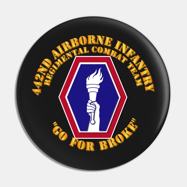 442nd Airborne Infantry Regimental Combat Team Pin by twix123844