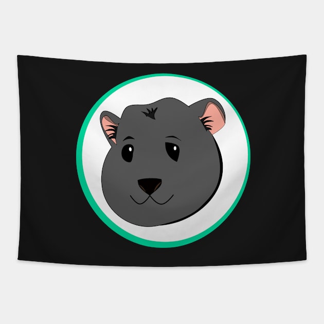 Guinea Pig - Grey Tapestry by Aurealis