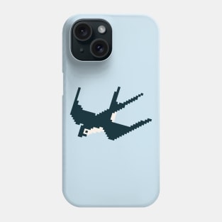 Cute Swallow pixel art Phone Case