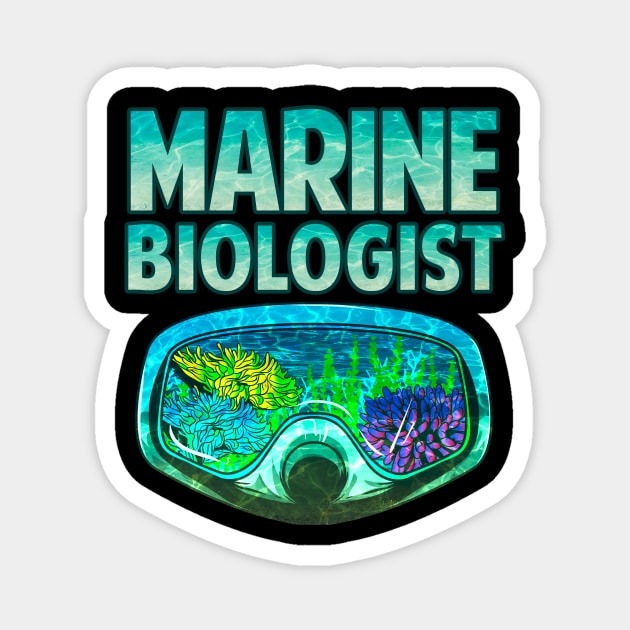 Awesome Marine Biologist Underwater Biology Magnet by theperfectpresents