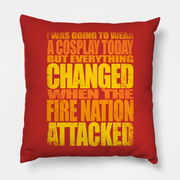 I Blame the Fire Nation Pillow by stateements