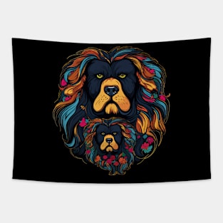 Tibetan Mastiff Fathers Day Tapestry