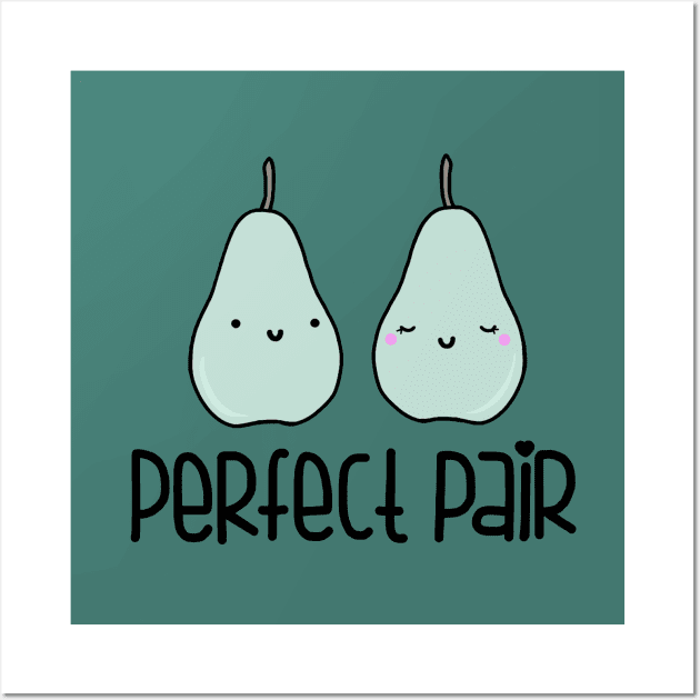 Perfect Pair (pear) art print