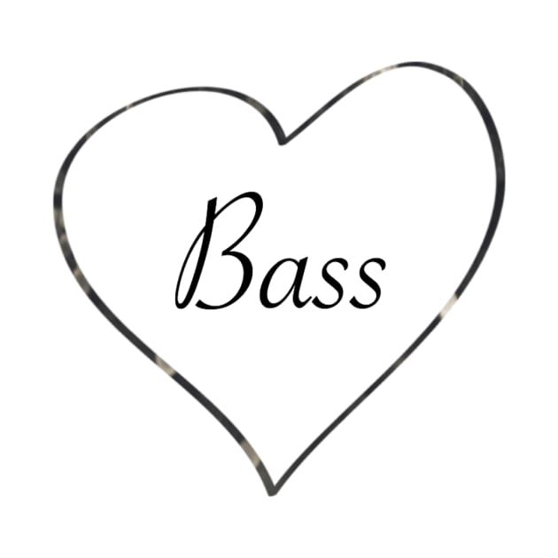 Heart Bass (Black) by OhHeyChasez