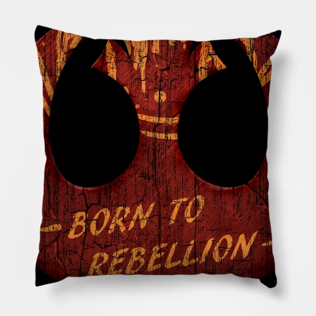 Born to Rebellion Pillow by vender