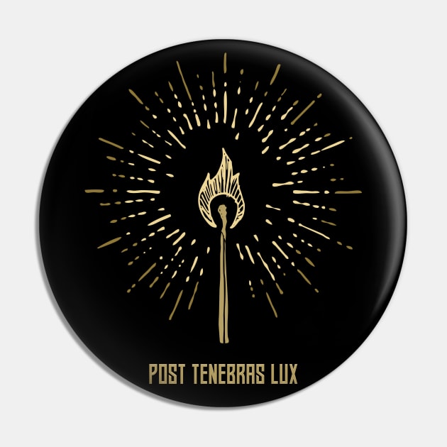 Post tenebras lux Pin by Reformer