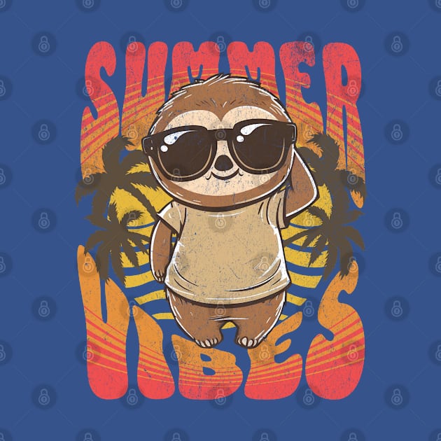 Summer Vibes Sloth by BankaiChu