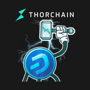 Dash Digital Cash - Dashy Thorchain DeFi Hammer T-Shirt