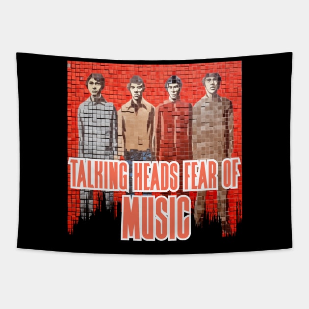 TALKING HEADS FEAR OF MUSIC Tapestry by Pixy Official