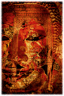 The Lord Buddha - Abstract Illustration Of The Face Of The Lord Magnet